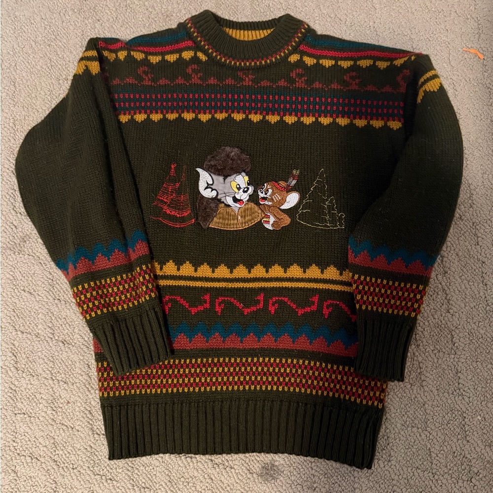 Boys Tom and Jerry Vintage st Michael sweater 1990’s size 11